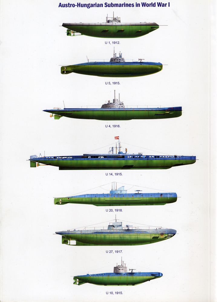 Austro-Hungarin Submarines in World War I - Wiener Modelbau Manufactur