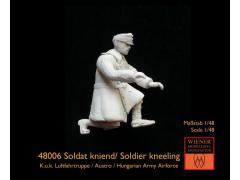 Soldier kneeling